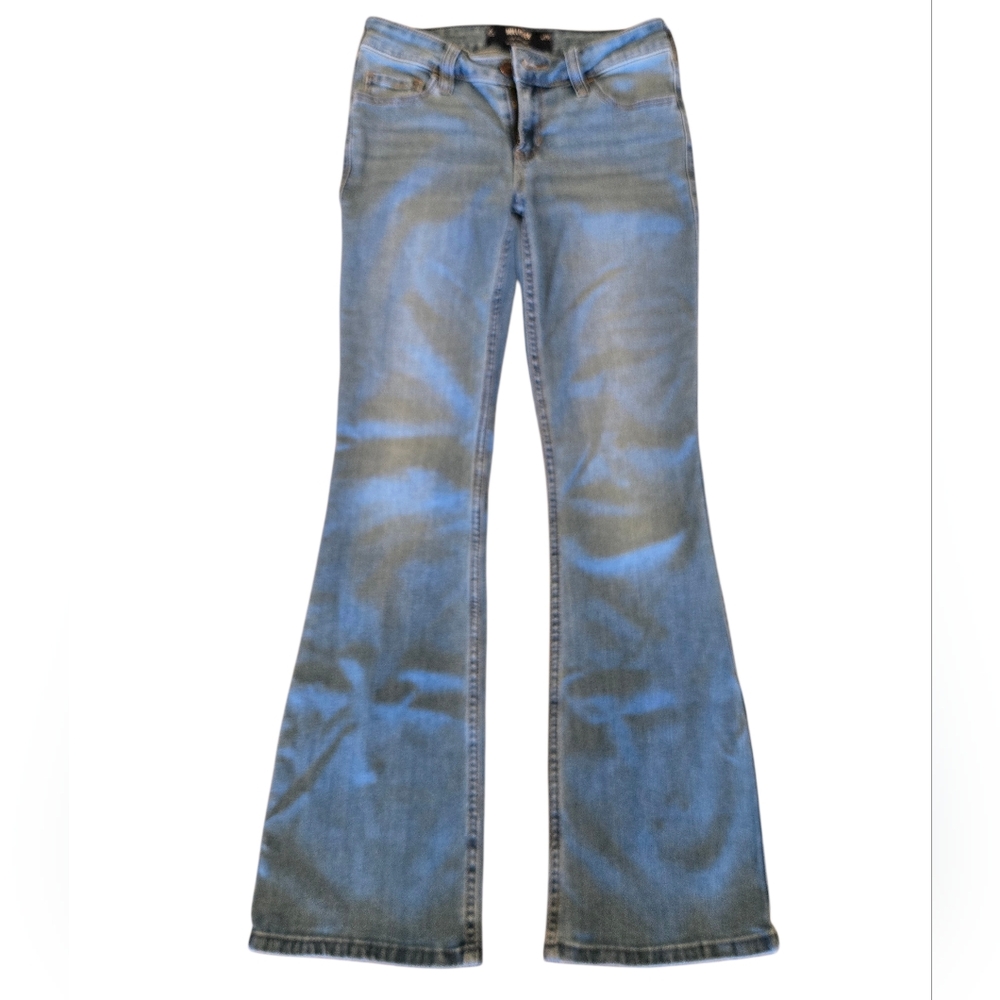 Hollister Boot Cut Low Rise Y2K Blue Jeans Size 0S